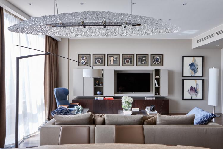 Интерьер квартиры для актеров кино, Москва