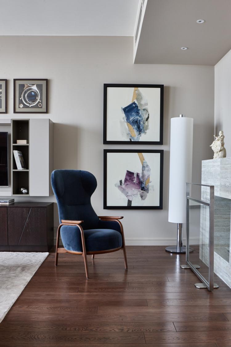 Интерьер квартиры для актеров кино, Москва