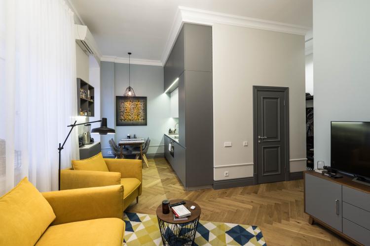 Интерьер квартиры на Мытнинской набережной