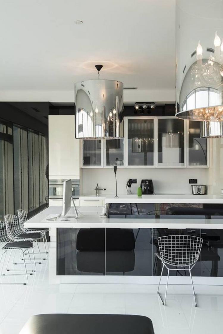 Интерьер квартиры в «Башне Петербург», Москва-Сити