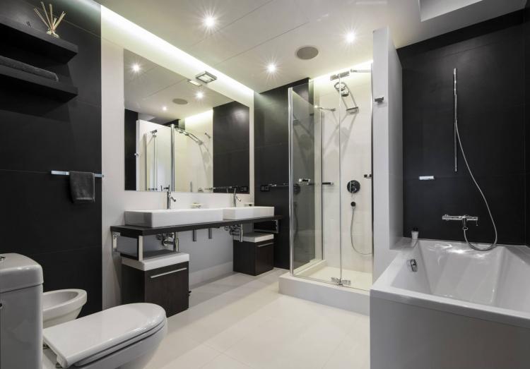 Интерьер квартиры в «Башне Петербург», Москва-Сити