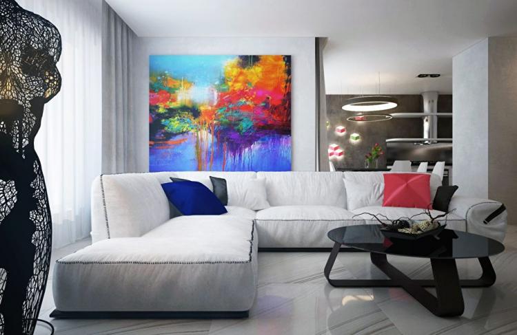 Интерьер квартиры в ЖК Obolon Residences, Киев