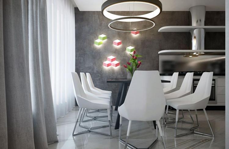 Интерьер квартиры в ЖК Obolon Residences, Киев