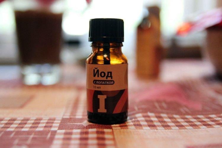 Йод - Как избавиться от прыщей на лице