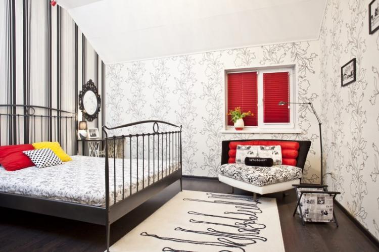 Как подобрать обои к мебели в спальне