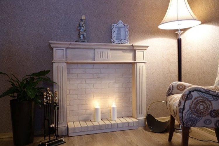 Фальш-камин своими руками - фото