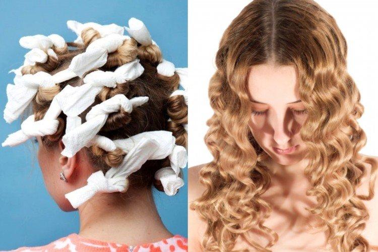 Папильотки - Как сделать кудри без плойки и бигудей