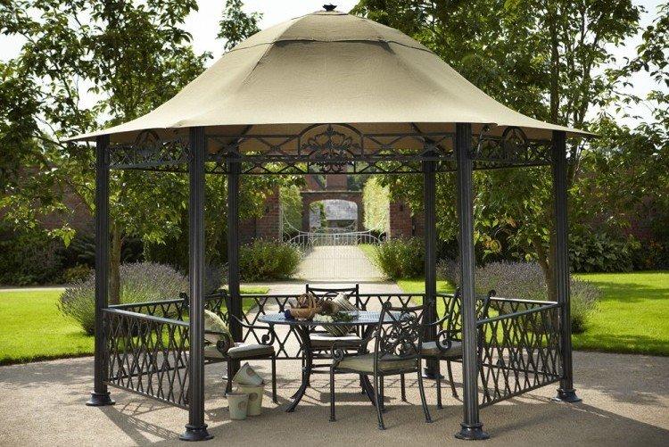 Беседка из металла своими руками
