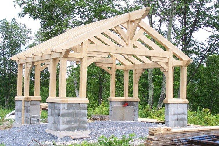 Крыша беседки своими руками