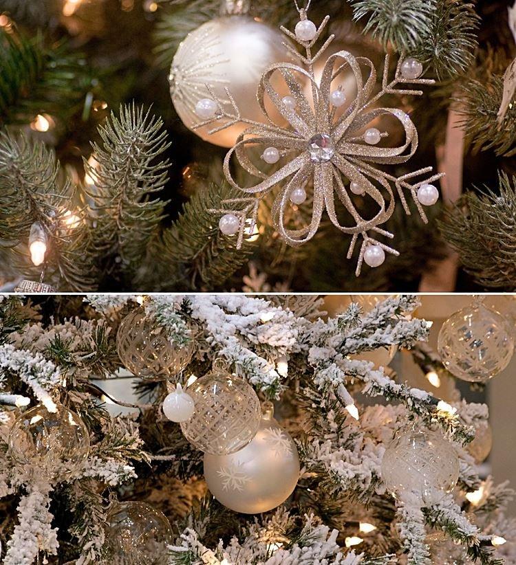 Снег - Как украсить елку на Новый год 2021