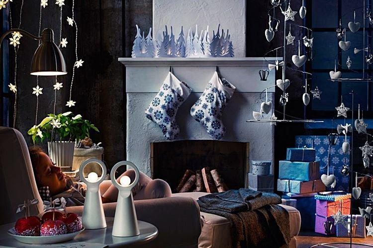 Как украсить комнату на Новый год - фото и идеи