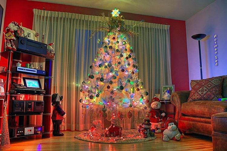 Как украсить комнату на Новый год - фото и идеи