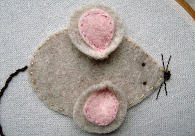 Новогодние крысы из фетра - Как украсить квартиру на Новый год 2020