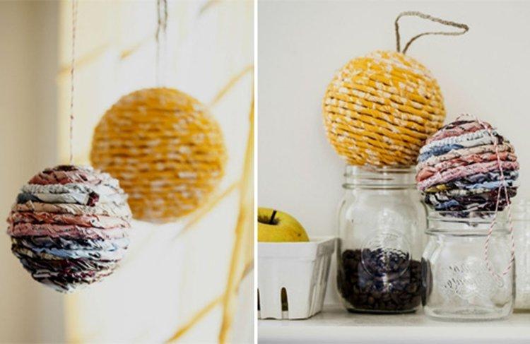 Необычные новогодние шары - Как украсить квартиру на Новый год 2020