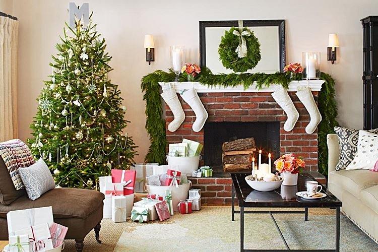 Как украсить квартиру на Новый год - фото и идеи
