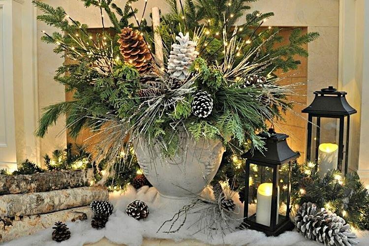 Как украсить квартиру на Новый год - фото и идеи