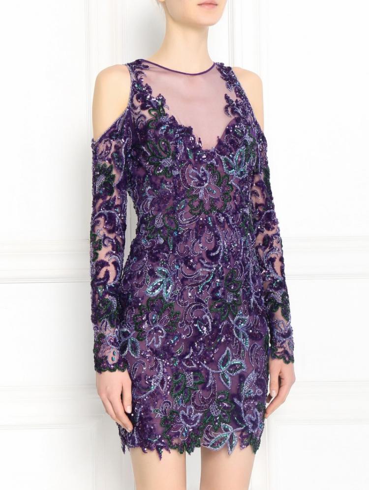 Украшение бисером, бусами и стразами - Как украсить платье своими руками