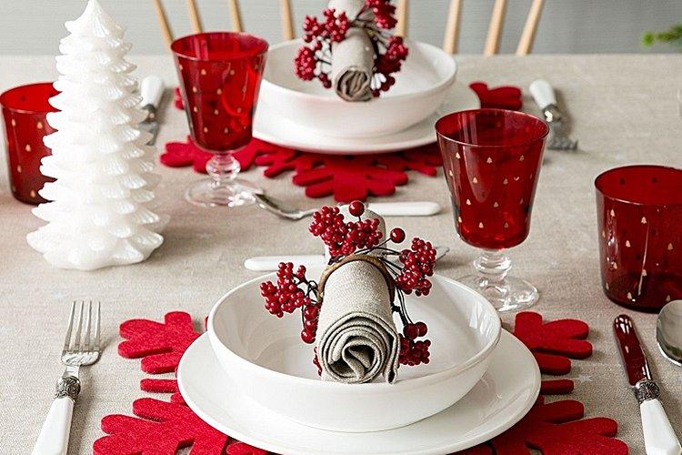 Как украсить стол на Новый год 2021 - фото и идеи