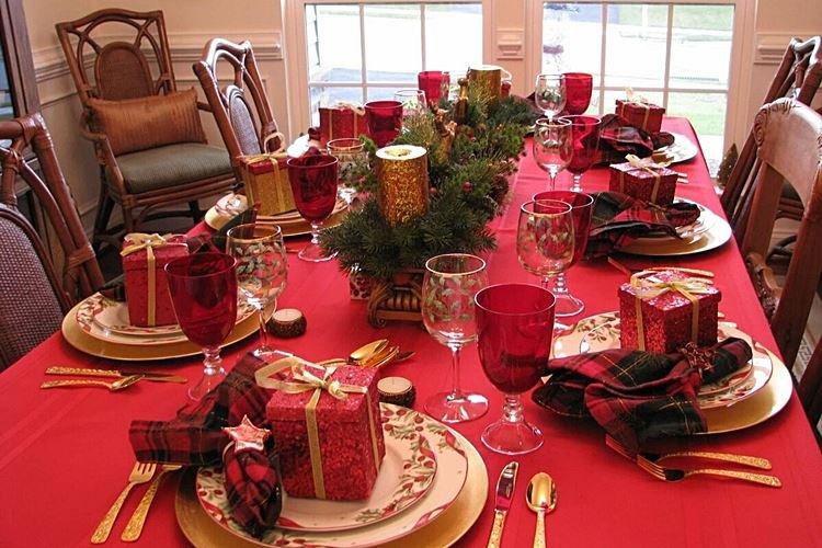 Как украсить стол на Новый год 2021 - фото и идеи