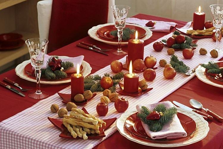Как украсить стол на Новый год 2021 - фото и идеи