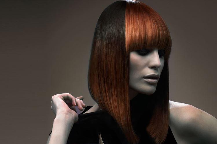 Каре с удлинением с челкой