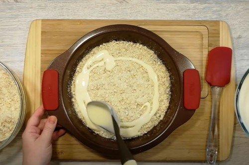 Сметанник с овсяными хлопьями - пошаговый рецепт