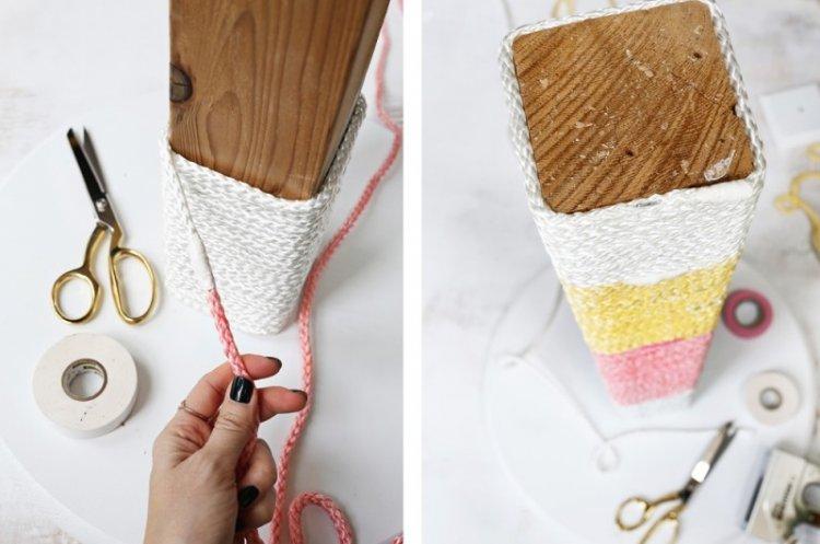 Высокая когтеточка на коврике для кошки своими руками