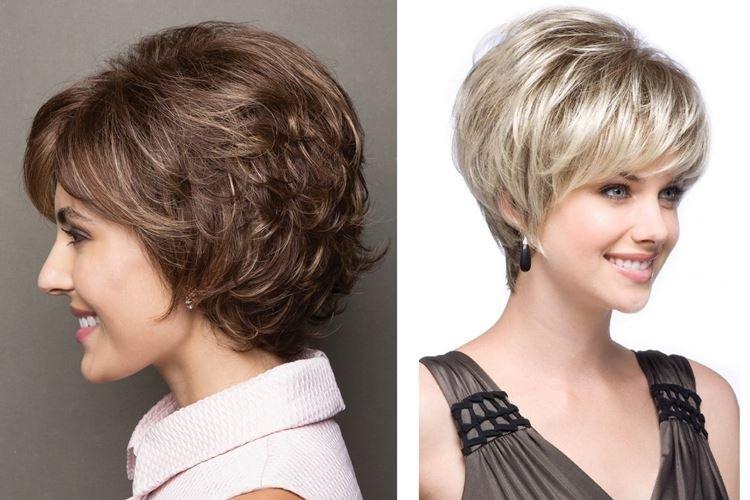 Каскад - Короткие стрижки для женщин после 40