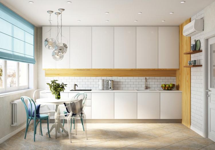 Дизайн кухни «Дыхание моря»