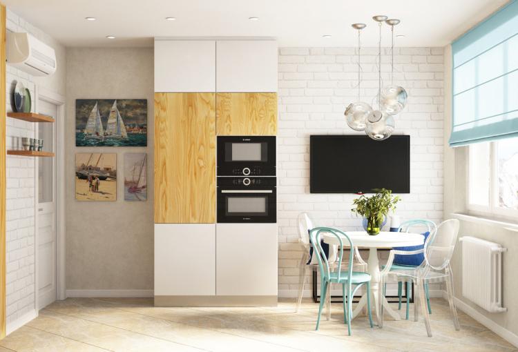 Кухня «Дыхание моря» - дизайн интерьера