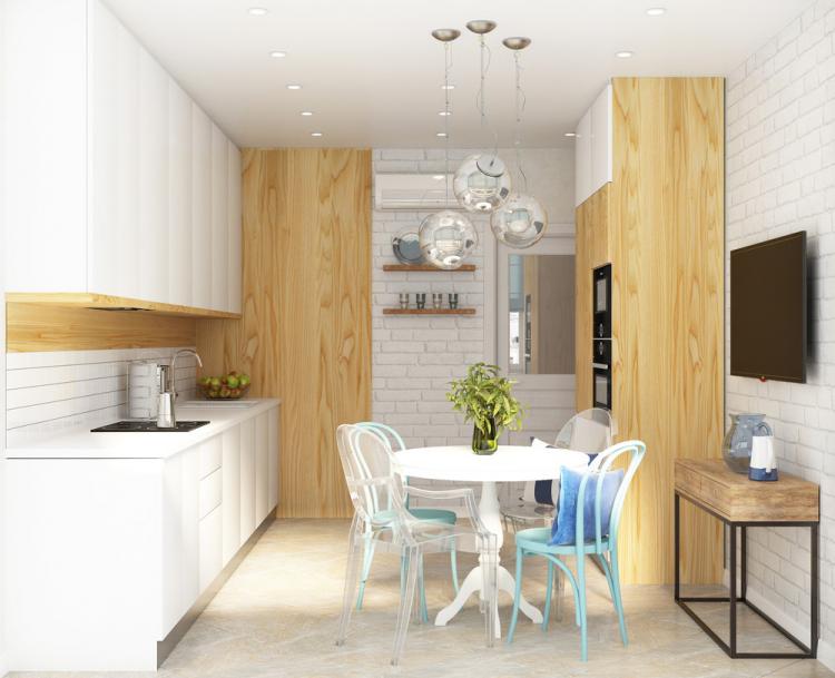 Кухня «Дыхание моря» - дизайн интерьера