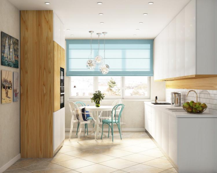 Кухня «Дыхание моря» - дизайн интерьера