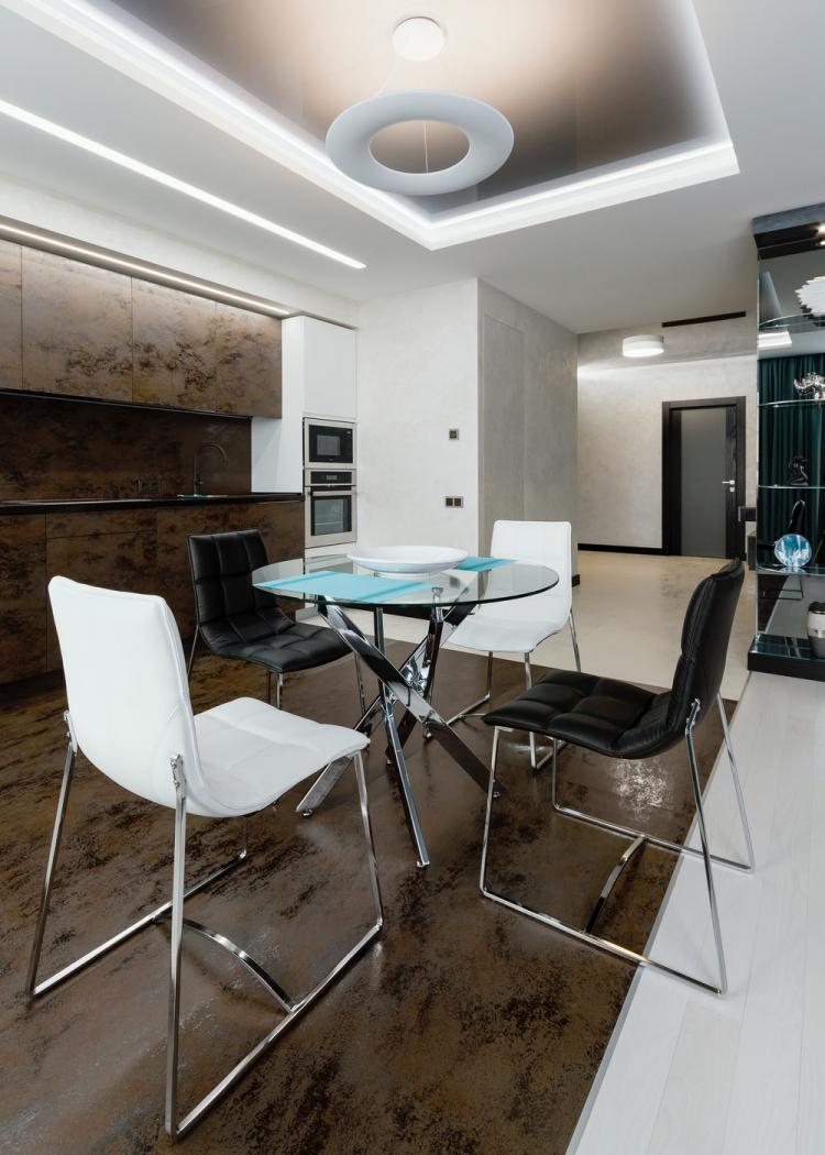 Кухня-гостиная «Торжество функциональности» - дизайн интерьера