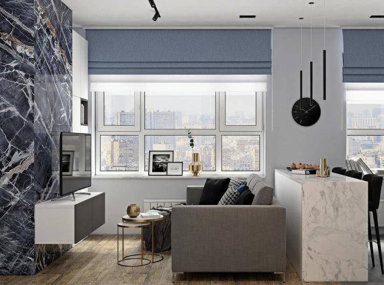 Кухня-гостиная «Восхождение» - дизайн интерьера