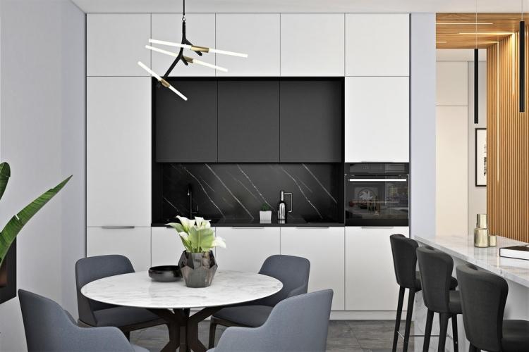 Кухня-гостиная «Восхождение» - дизайн интерьера