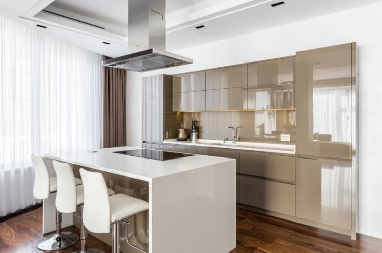 Кухни с островом - фото реальных интерьеров