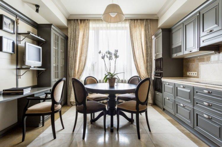 Кухня-столовая в классическом стиле - Дизайн интерьера