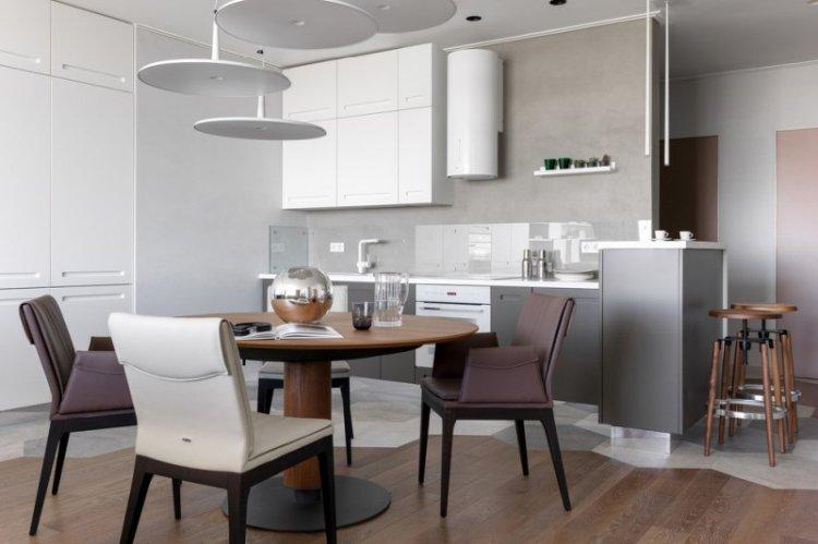 Отделка пола - Дизайн кухни-столовой