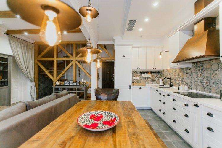 Дизайн кухни-столовой - фото и идеи