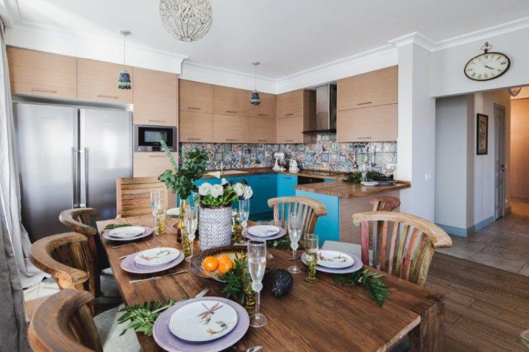 Дизайн кухни-столовой - фото и идеи