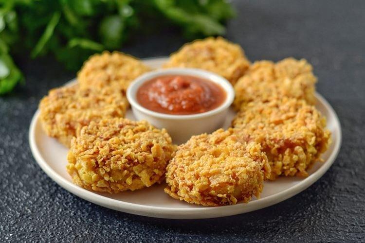 Куриные наггетсы в хлопьях в домашних условиях - рецепт