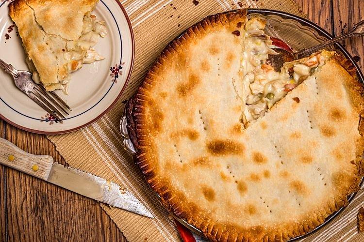 Курник с грибами и рисом - рецепты