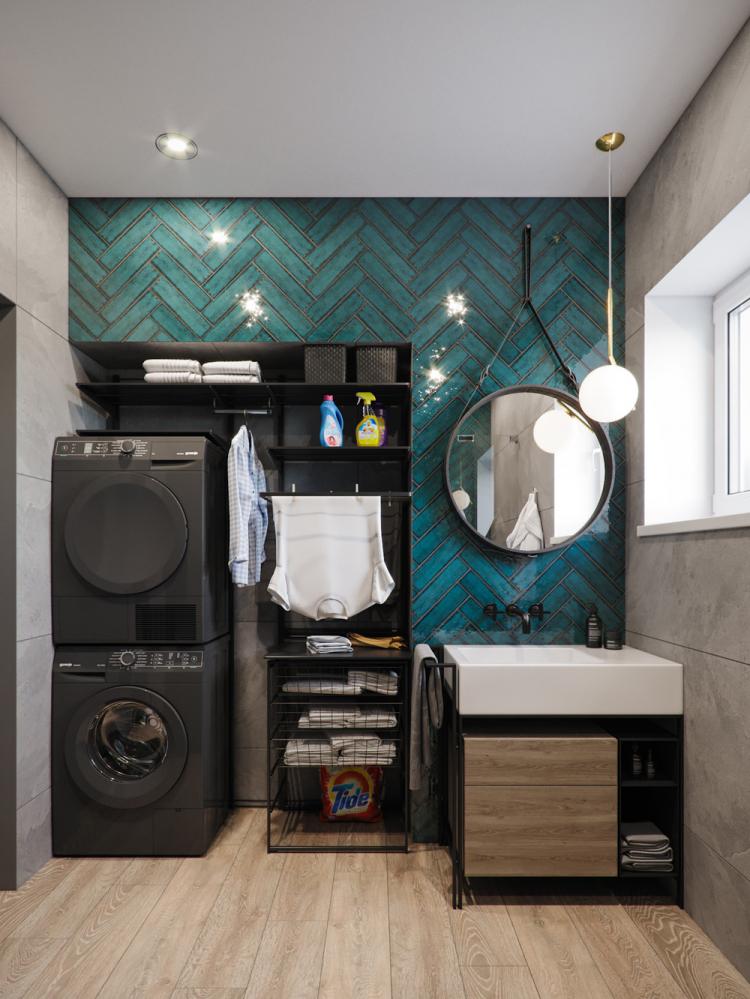 Квартира «Бетонные джунгли» - дизайн интерьера