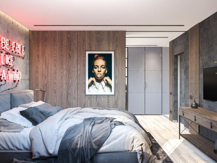 Квартира «Бетонный лофт» - дизайн интерьера