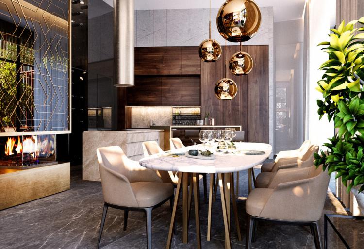 Квартира «Brass&Wood» - дизайн интерьера