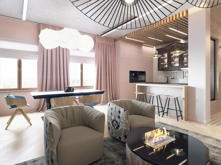 Квартира «Четыре стихии» - дизайн интерьера