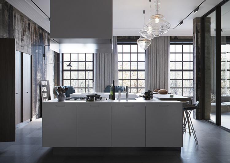 Квартира «Industrial Loft» - дизайн интерьера