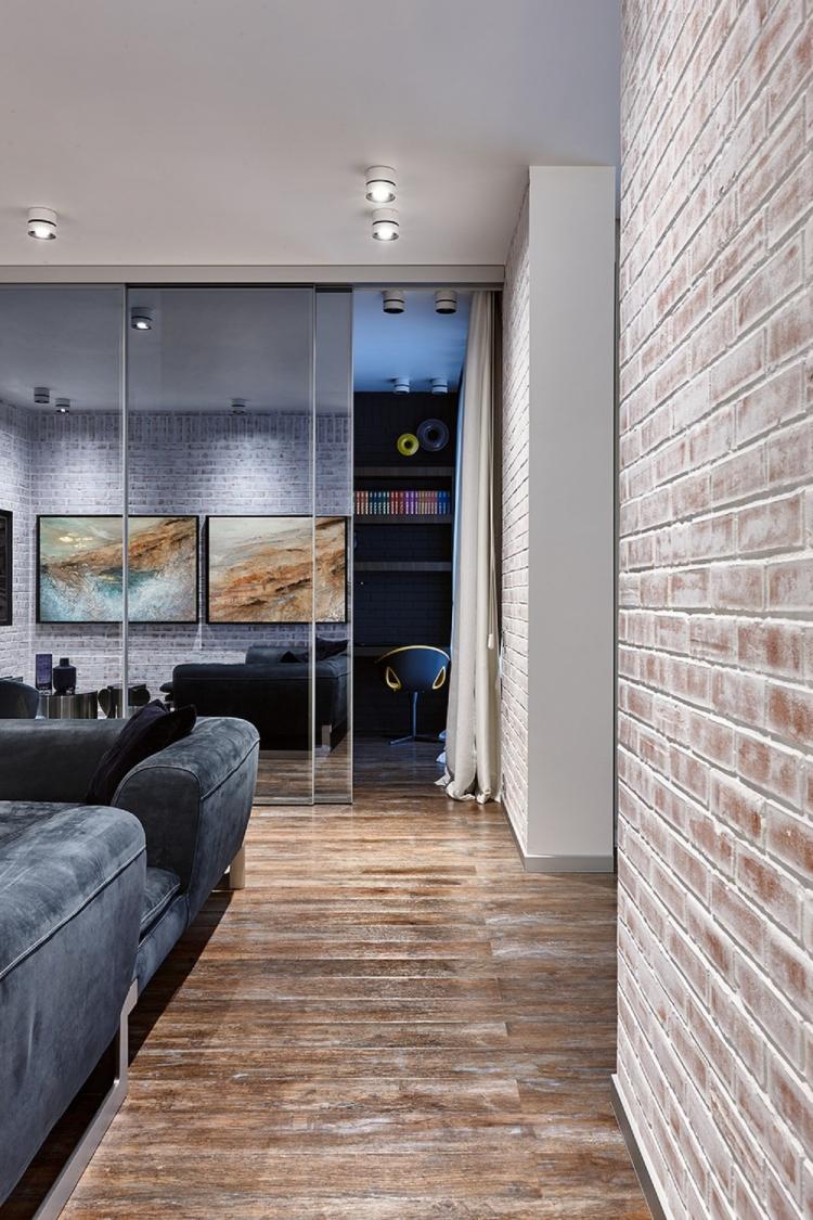 Квартира «Лофт в отражении» - дизайн интерьера