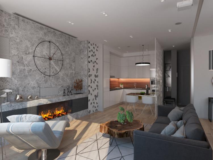 Квартира «Объединяя пространства» - дизайн интерьера