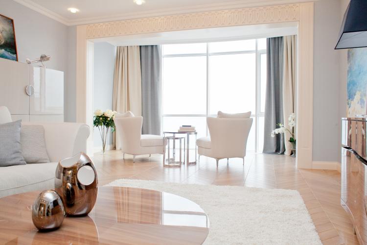 Квартира с видом на набережную, Новороссийск - дизайн интерьера